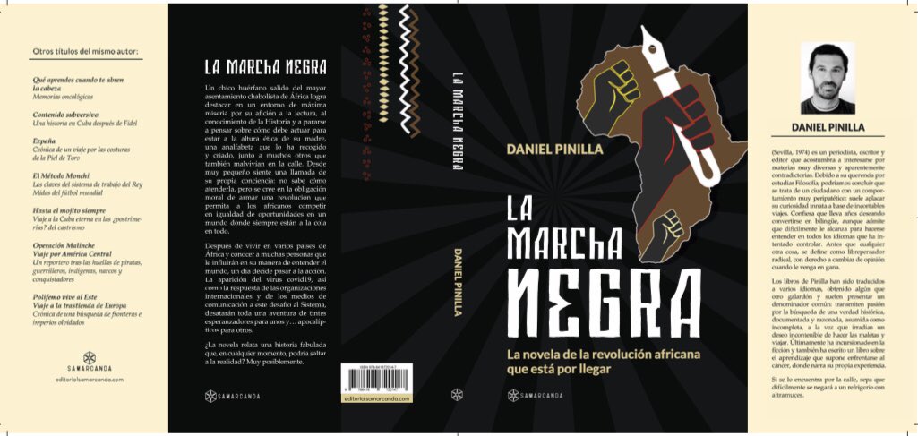 dondanipinilla's tweet photo. Señoras, señores: me es grato comunicar que he finalizado una novela y que estoy satisfecho del resultado. #LaMarchaNegra es su título. Avanzo que va de una revolución, de las decisiones trascendentales en la vida, de la ética y de cómo funciona este cochino mundo. @edsamarcanda https://t.co/ztkmVOjGHK