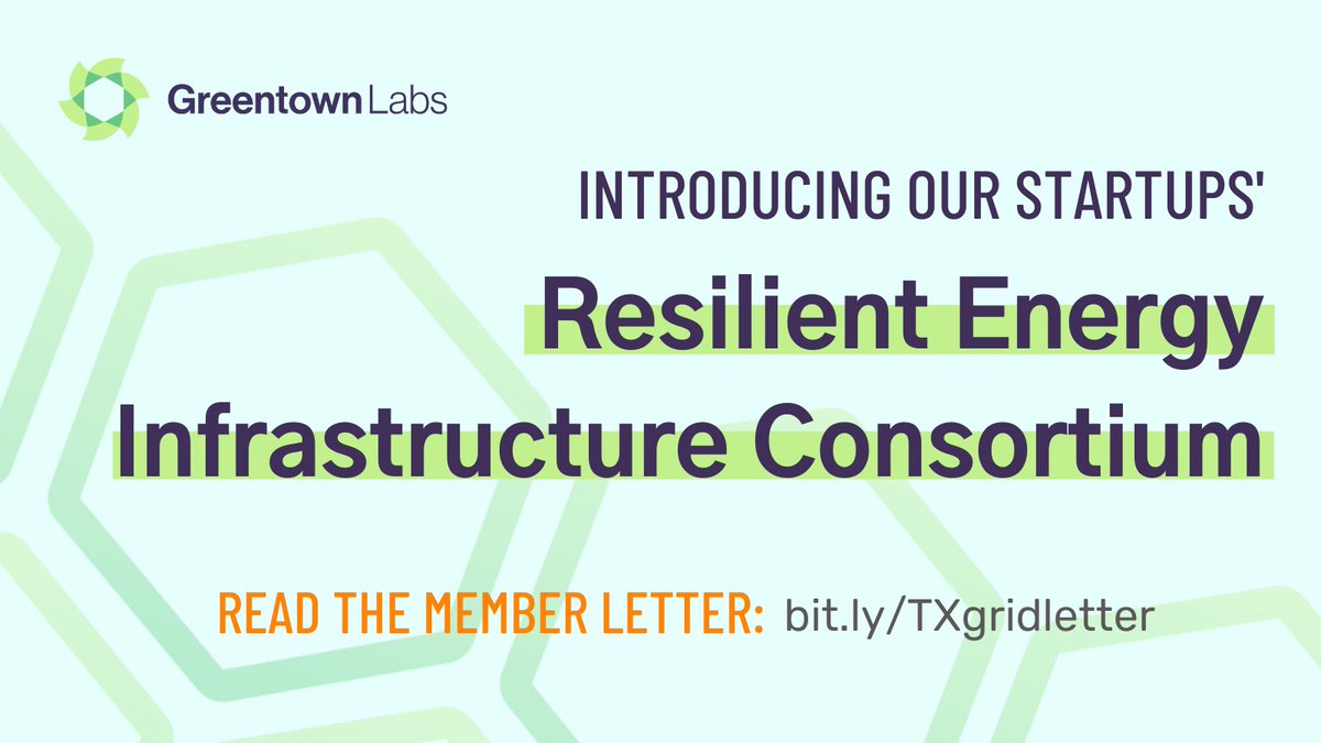 Our member startups are motivated by the urgency of the climate crisis—and have innovative solutions ready to build a decarbonized, resilient future. Following Texas’s widespread blackouts this year, read their letter calling for #climateaction: bit.ly/TXgridletter