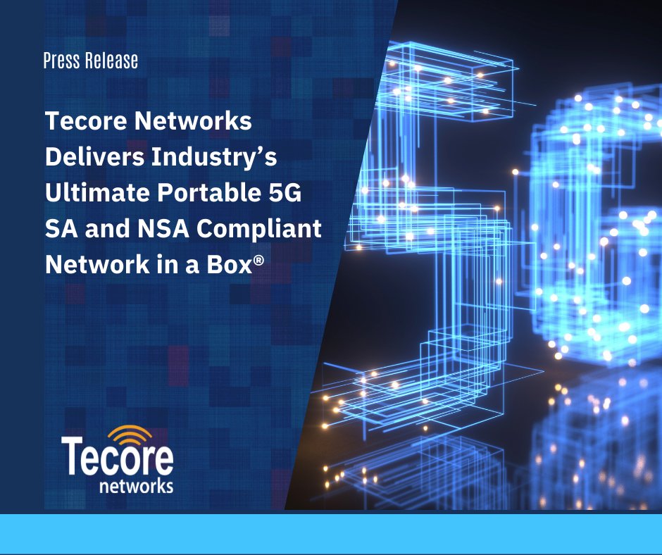 <a href="/TecoreNetworks/">Tecore Networks</a> is excited to announce the launch of its highly anticipated #5G iCore® Network in a Box® (NIB). #Connectivity #AllG #MWCLA21 tecore.com/press-releases…