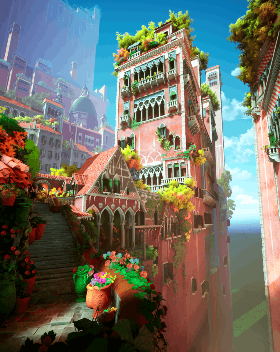Maramt95's tweet photo. Hi #VisibleWomen! I'm María, a 3D environment artist currently about to start my third and last year of  game dev university. I love creating colorful and vibrant 3D environments!

🎨 https://t.co/TDrI7NVAi3 https://t.co/W7n0gxDqP3