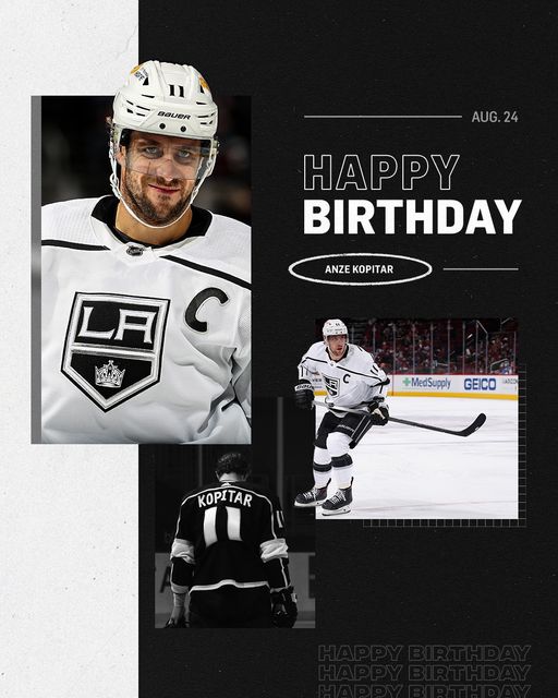 Today should be a national holiday. Happy Birthday, Anze Kopitar! -  