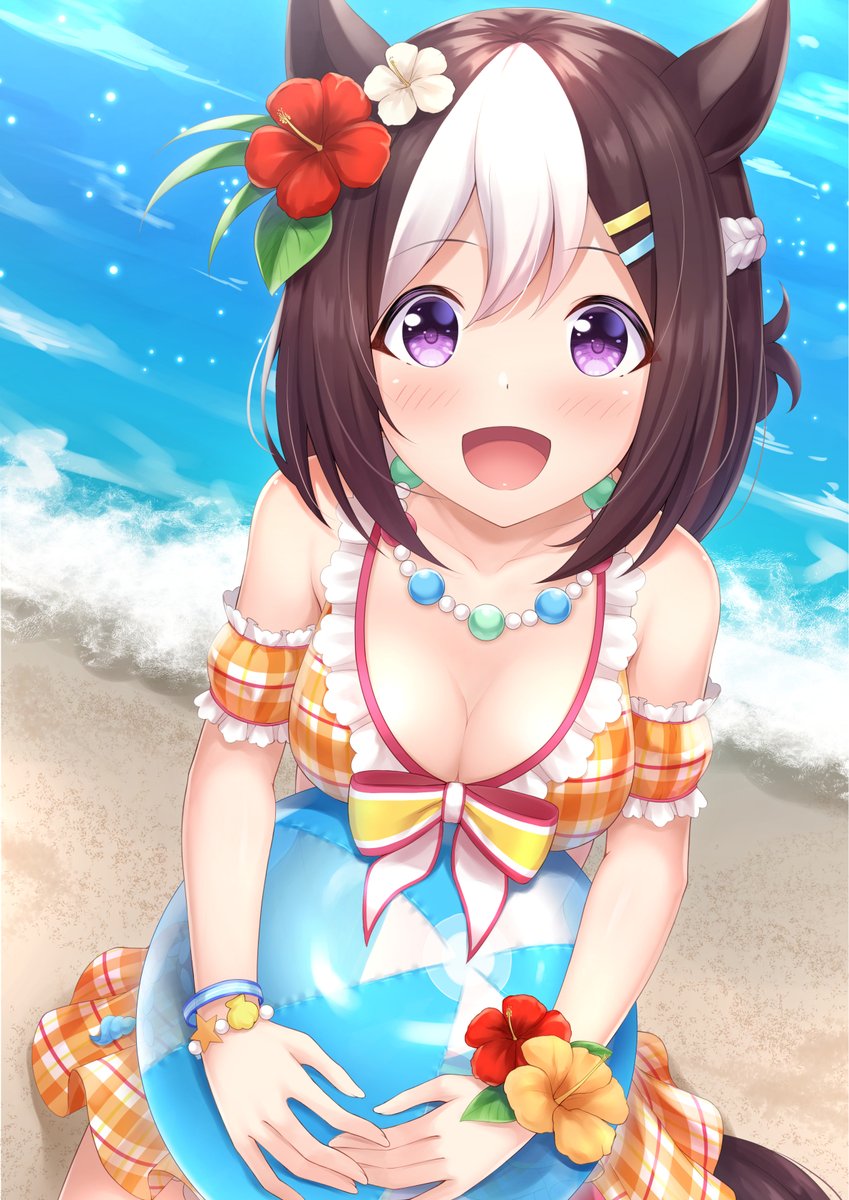 ナイスネイチャ(ウマ娘) 「#ハーフアニバーサリーだからお気に入りのウマ娘イラストを見てくれ
素敵タグを見つ」|ナナフジのイラスト