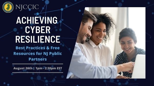 NJCybersecurity's tweet photo. Attention #NJ Public Sector Partners! Join us LIVE this Thursday at 1pm EST for a free #webinar that will provide information on #cybersecurity best practices! #cyber #tech #infosec #CyberNJ
For more event details & to sign up, please visit our site: https://t.co/38aPQXtlqZ https://t.co/UpqIgrqhcD