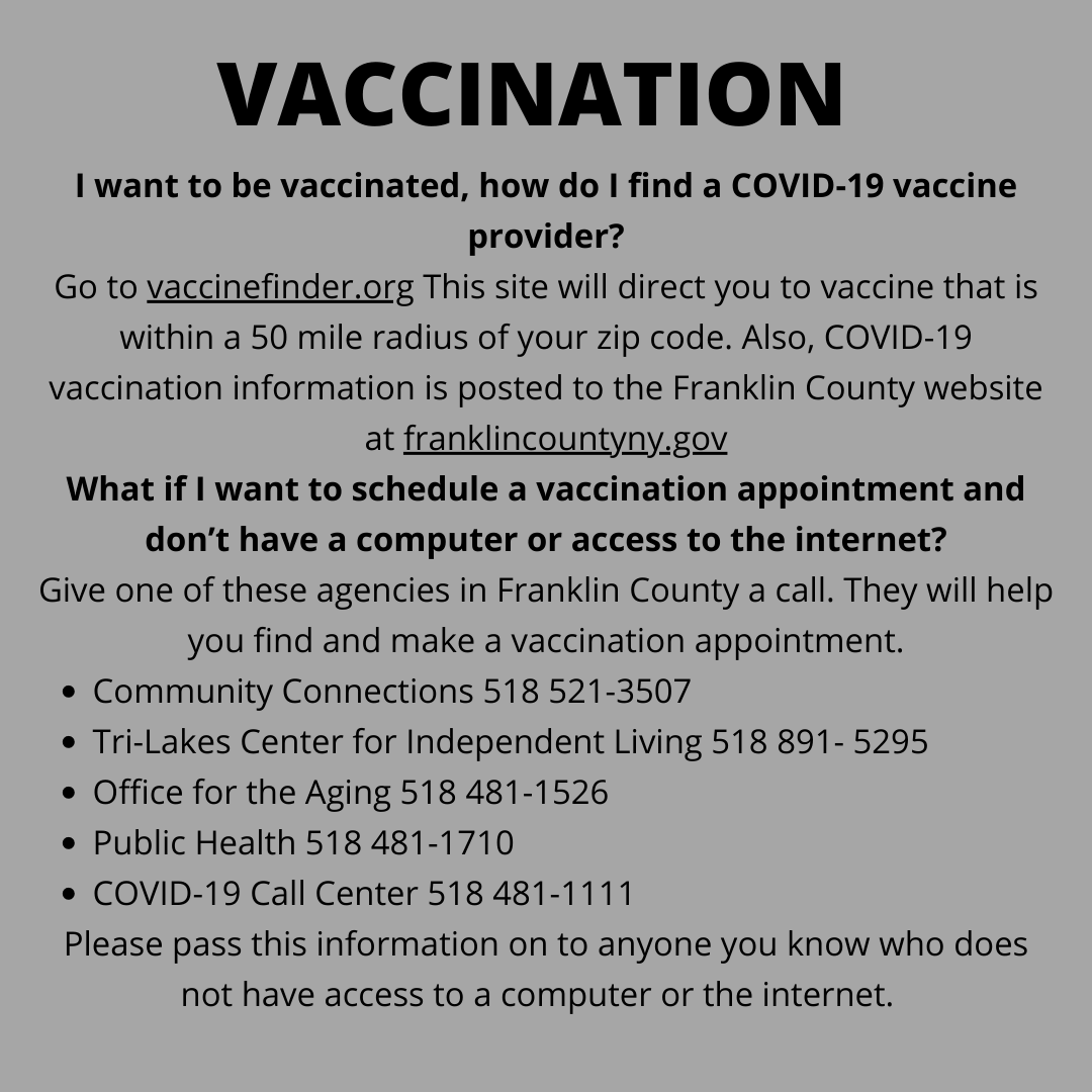 saranaclakegov's tweet photo. (1/2)Franklin County Public Health has an update on cases in the county, testing, and more as it relates to COVID-19. For more information, visit the Franklin County website, https://t.co/CADvAJjLHq https://t.co/snS2m1KXX3