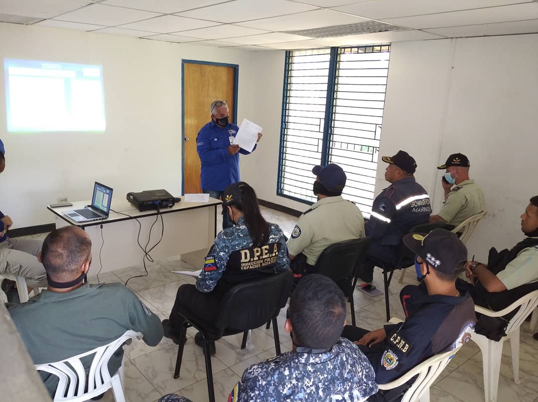 InsopescaG's tweet photo. Por instrucciones de @juanlayavargas el @insopesca realizó un taller sobre la Ley de Pesca y Acuicultura a los cuerpos de seguridad ciudadana del estado, en Montesano, con el fin de conocer los procedimientos que se realizan  en cada Conppa
#EpaVacúnate 
#VenezuelaComePescado https://t.co/aNp67MPVpx