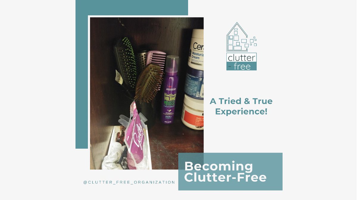 Clutter_FreeOrg's tweet photo. Taming hair product clutter doesn’t have to be complicated. One of my followers repurposed an old pen holder to hold her brushes & combs—Genius!
▫⠀
▫️
▫⠀
#GaylaOrganizes⠀⠀
#clutterfree #clutterless #conquerorclutter ⠀
#declutter ⠀
#getorganized #hairproductorganization⠀ https://t.co/2XJrcGmBgO