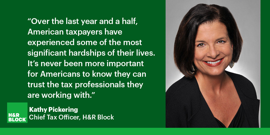 H&amp;R Block requires our tax preparers to meet high standards and has long advocated for federal tax preparer standards. This morning <a href="/HRBlock/">H&R Block</a> Chief Tax Officer <a href="/KathyPickering/">Kathy Pickering</a> added our voice in support of important legislation expanding tax preparer regulations.
