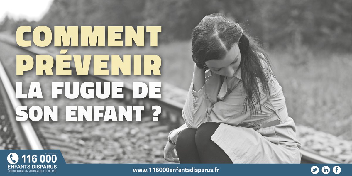 116000FRANCE's tweet photo. En 2020, 39 587 #fugues de mineurs ont été signalées aux forces de police et de gendarmerie.

Vous avez des doutes quant au fait que votre enfant prépare une fugue ? Retrouvez nos conseils pour prévenir la fugue et repérer les signes avant-coureurs.

➡ https://t.co/myAkoW4YJq https://t.co/cCBccowUUM