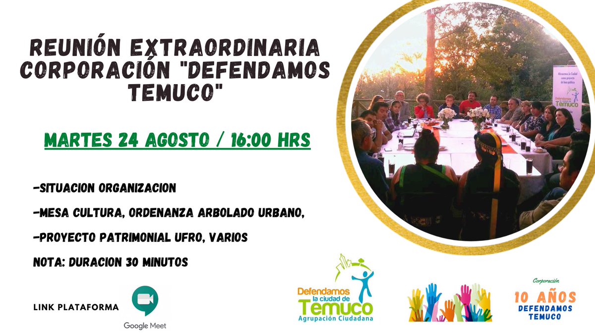 ✅🌿🌳Hoy nos encontramos para activar nuestra agenda como Equipo Defendamos Temuco