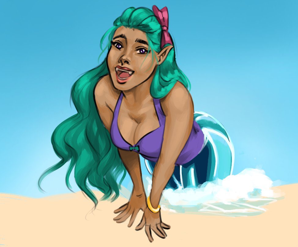 [ Temporary pinned ]

Seafoam was born from the teardrop of her universe’s creator. She can’t speak but can make sounds of aquatic and semi-aquatic animals, as well as possess.

She turns into water at will and is able to manipulate any body of water she is in. This includes —