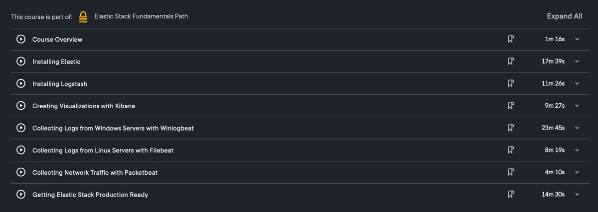 jstrosch's tweet image. My next @pluralsight course is now live - Installing the Elastic Stack! This course will show you how to get started building out logging and monitoring infrastructure using #elasticsearch, #kibana, #logstash and various #beats.

👉 pluralsight.com/courses/instal…