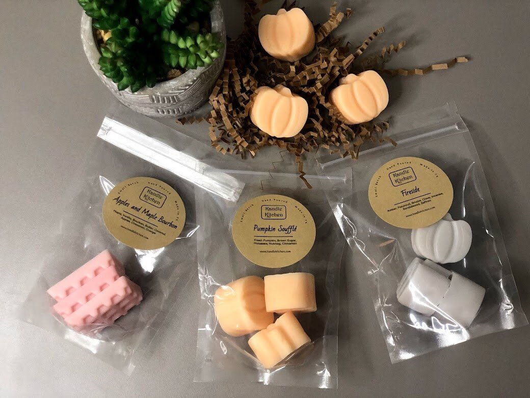 Excited to share this item from my #etsy shop: Wax Melt Fall Scent Gift Set - Fireside, Pumpkin Souffle, Apples and Maple Bourbon, Sampler Wax Melt, Fall Bundle, Holiday Gift #housewarming #thanksgiving #soywaxmelt #fallfragrance #fallscents etsy.me/3DcMl0k