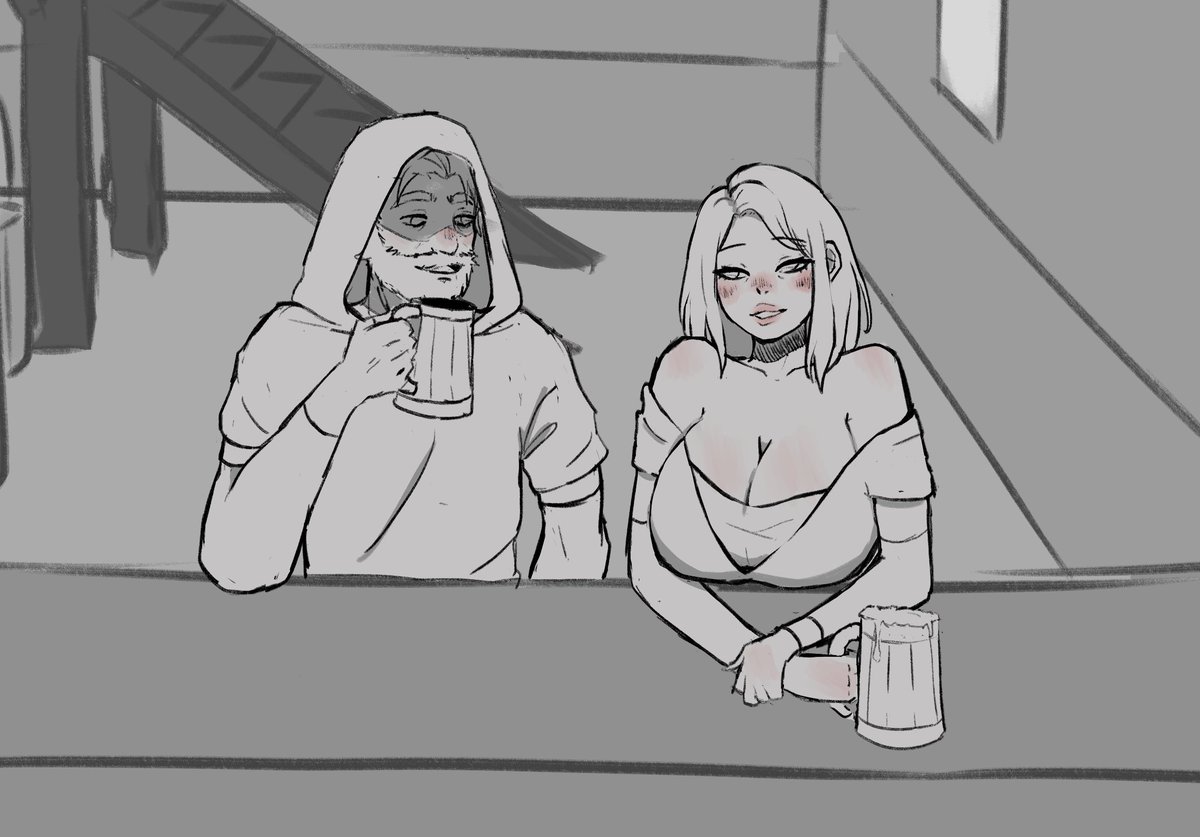 GamesMystiko's tweet photo. If your mom doesn't have big breasts like these, then you're probably not the protagonist of a porn game. 👀

WIP sketch by: @NsfwPhix 

https://t.co/9C4YnuNHD9 https://t.co/o5mCcGGYqi