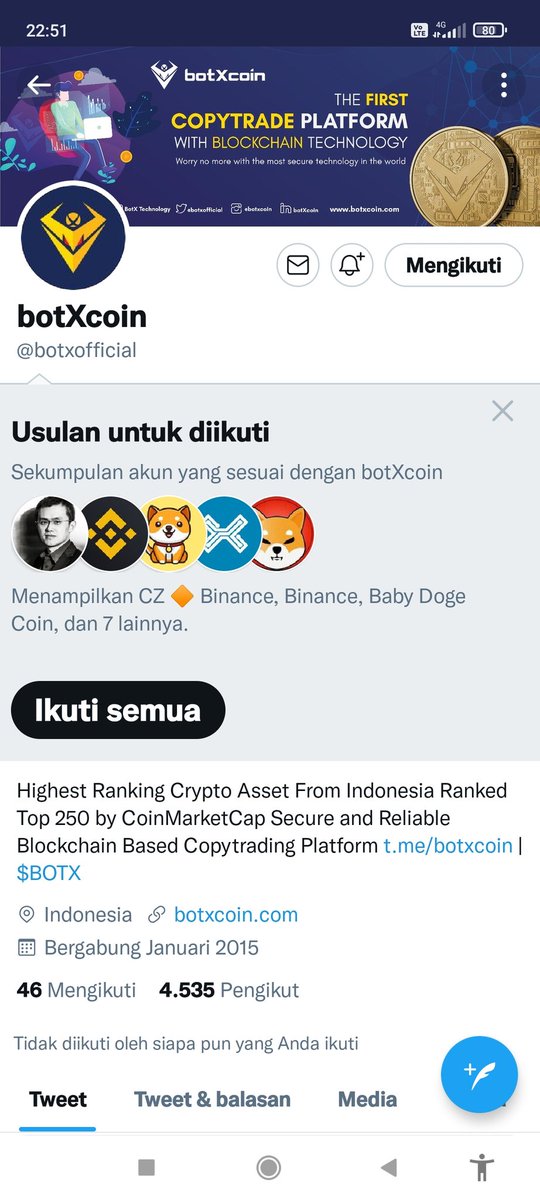 JGustian's tweet photo. @botxofficial Udah saya lakuin semua nya min, insha Allah rejeki. https://t.co/9ZeYxgZYOZ