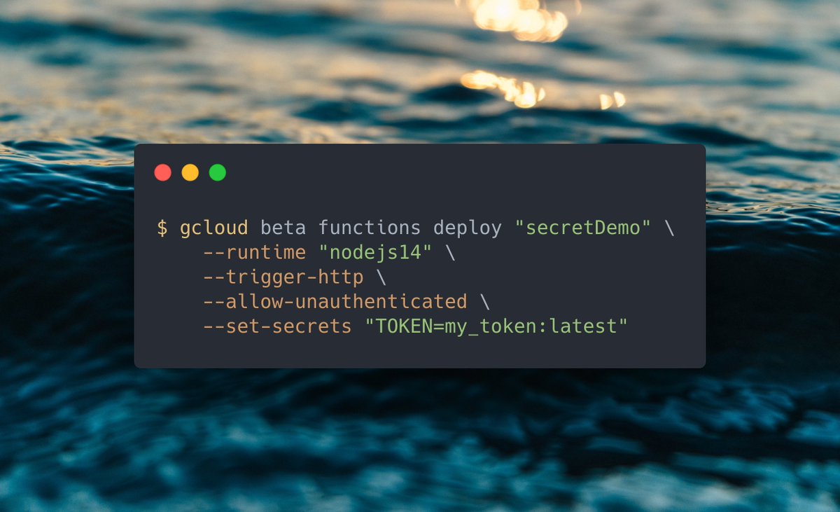 What's the key to a more secure Cloud Function? Well, it's a secret! Introducing our native integration between <a href="/GoogleCloudTech/">Google Cloud Tech</a> Cloud Functions and Secret Manager!

cloud.google.com/blog/products/…