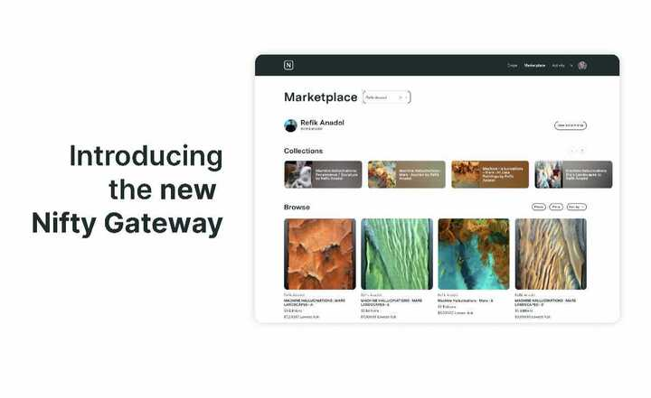 niftygateway's tweet image. We are excited to share the launch of the new Nifty Gateway site design - this new design will feature an incredible new interface and experience for our whole community. 

Visit the new NiftyGateway.com site now!

Read more about the redesign here:
bit.ly/NGnewSi