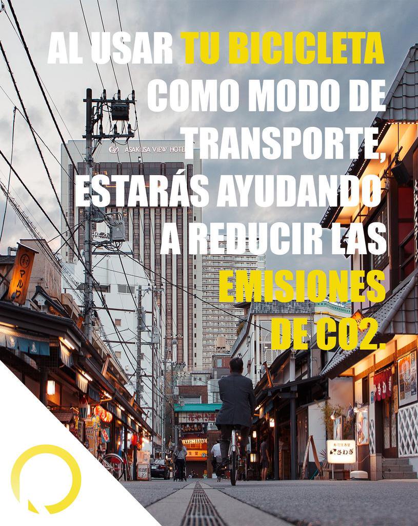 ZEROCO2_'s tweet photo. RECUERDA que al usar la #BICICLETA como modo de transporte, estarás ayudando a REDUCIR las EMISIONES de CO2. Únete a la comunidad de ALTRU y colabora en la construcción de un mundo mejor https://t.co/VpS4o9HUJq #bicicleta #blockchain #prosumidores @ProyectoALTRU @ZEROCO2_ https://t.co/55epq47DBV