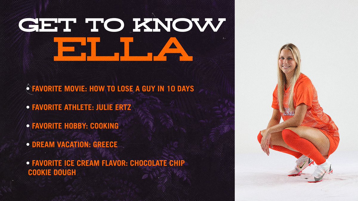 clemsonwsoccer's tweet photo. Everyone give a warm welcome to…

𝗘𝗟𝗟𝗔 𝗛𝗔𝗨𝗦𝗘𝗥 🤩🤩 https://t.co/j2erbe9Rte