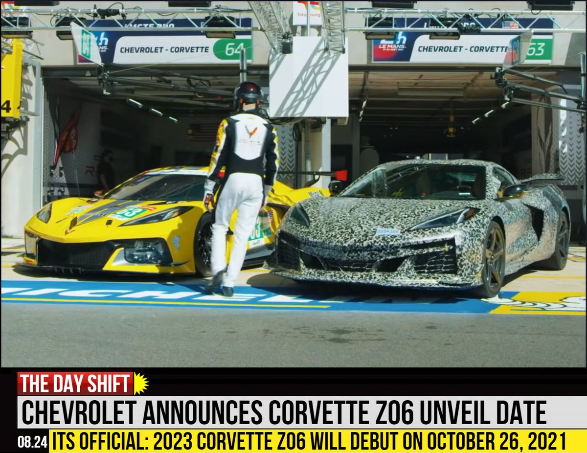 During a short video posted over the weekend, #Chevrolet officially announced the 2023 #Corvette #Z06 will debut on October 26, 2021. Stay tuned!