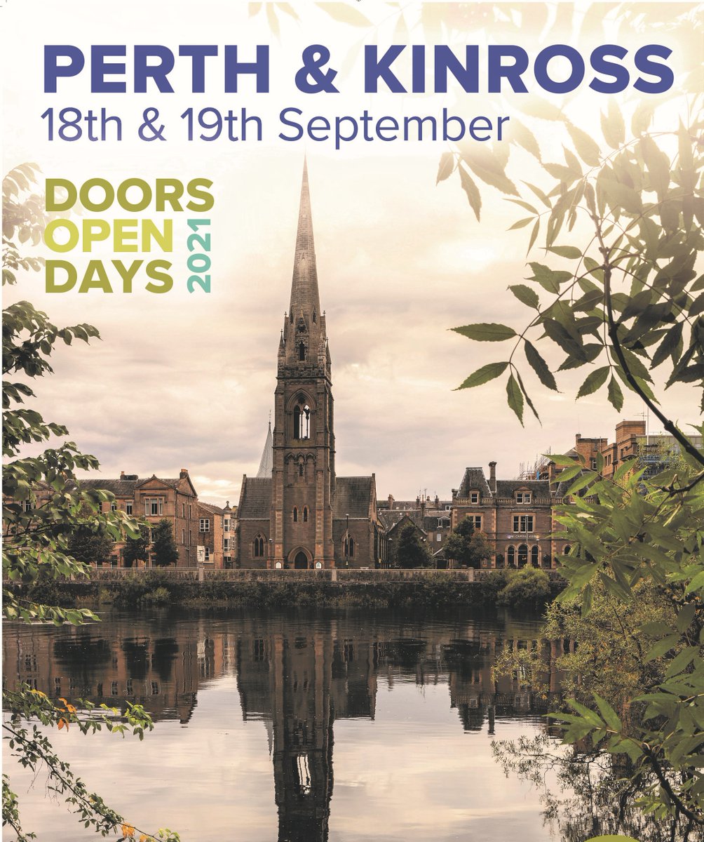 Announcing 2021 Doors Open Days in Perth and Kinross! September 18 & 19. Most participating venues are ready to book your visit or check the new brochure or our website for further details buff.ly/3DgjjwY #YCW2021 #DoorsOpenDays