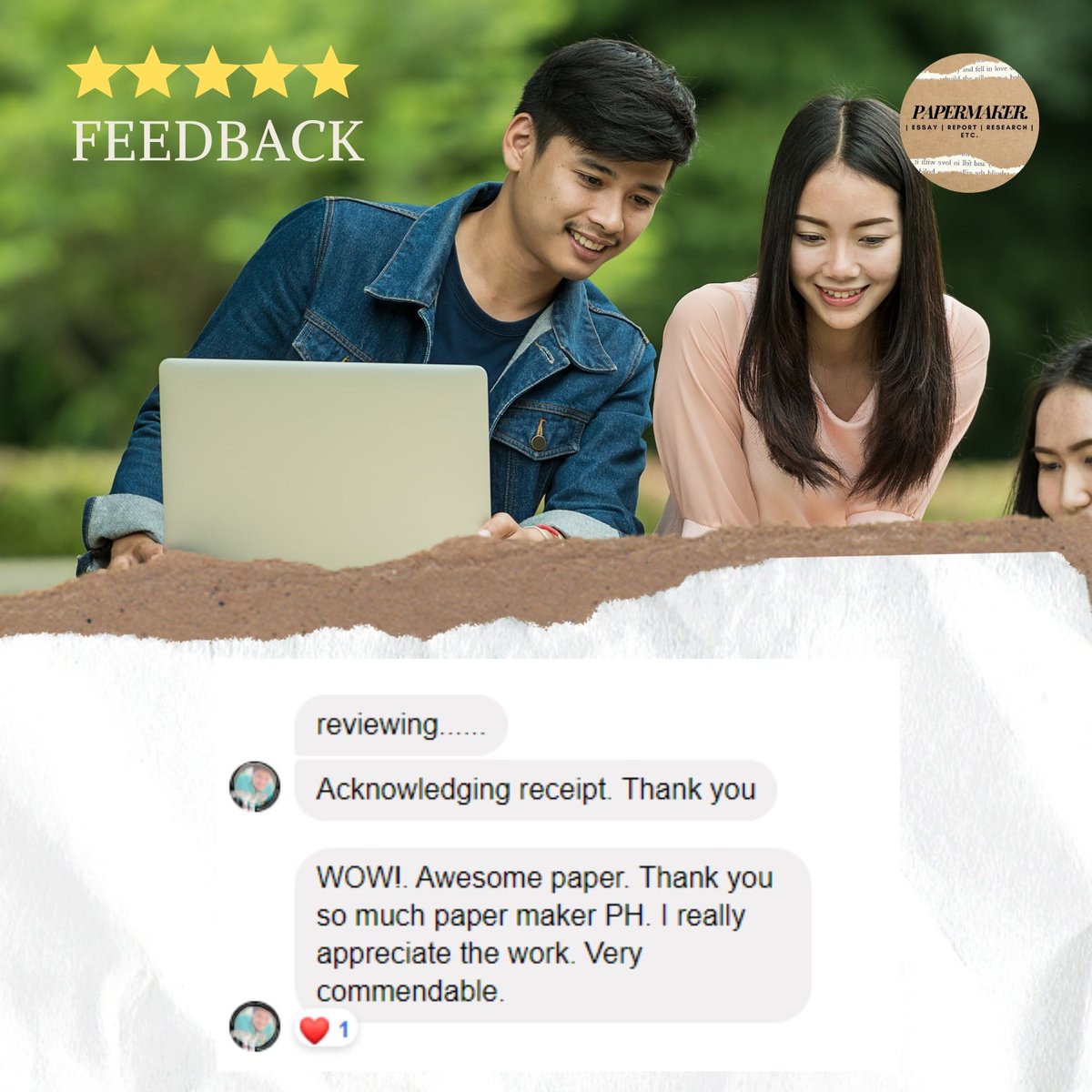 PaperMakerPH's tweet image. Do you wish to submit a commendable paper? Message us now! We are ready 24/7 to help you!

#papermakerph
#PolicyPaper
#academicwriting
#ACADEMICSERVICES