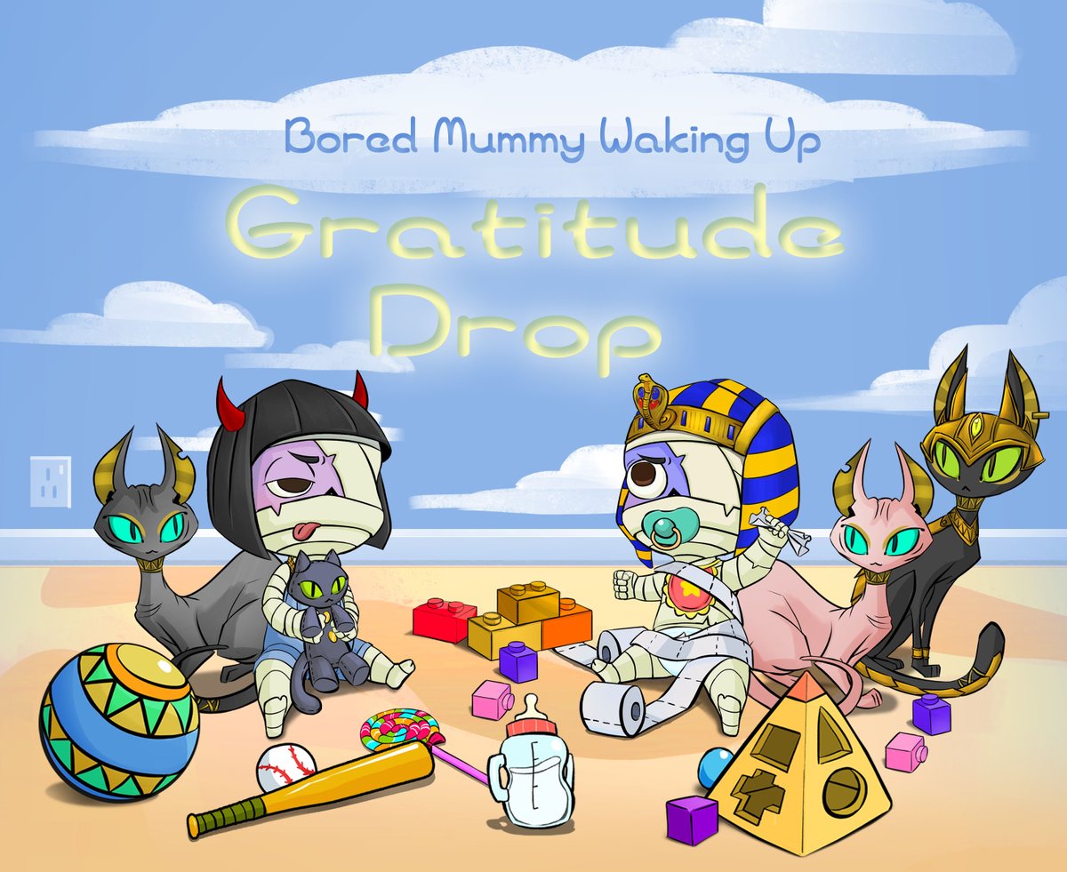 BoredMummyWU's tweet image. Gratitude Drop❤️

All genesis bored mummy holders will receive at least 1 drop from us. Some might get some more, because of the support you gave us through the difficult time we had. We really appreciate it and this is only a small gesture from us  

Thanks for the support #BMWU