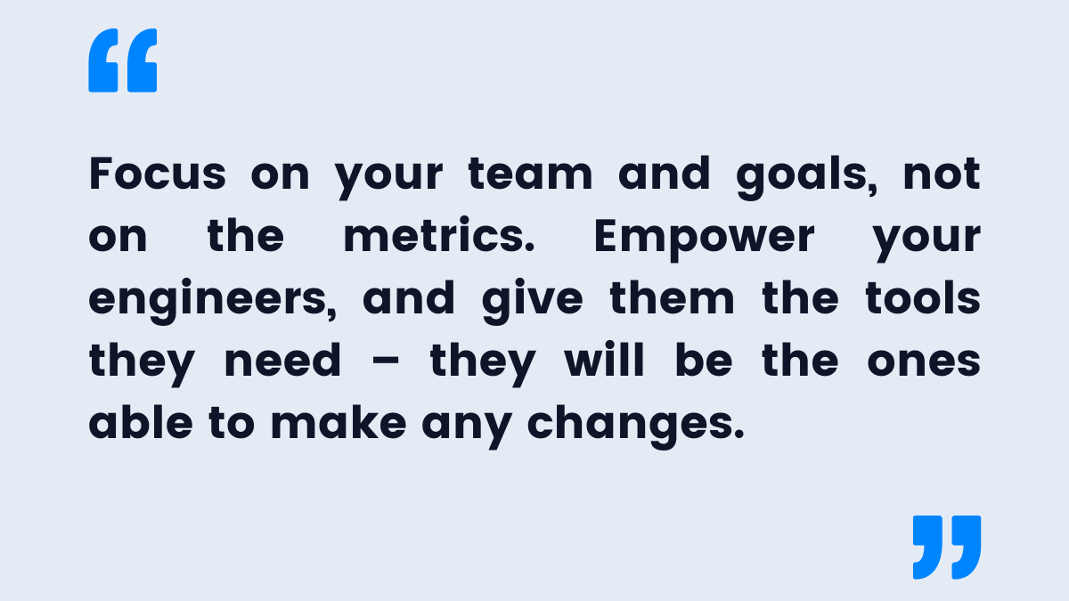 See how DORA can be a great starting point to truly understand your team’s activity.

Read the full post here - hubs.la/H0VMJBD0

#engineeringmanagement #CTOs #VPEs #engineeringleadership #softwareengineering #software #engineeringintelligence #developmentanalytics #waydev