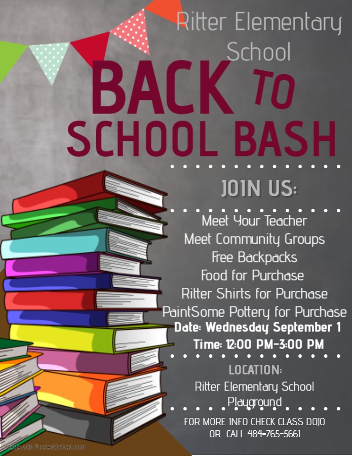 Ritter families! Get ready to go #BacktoSchool - come out on September 1!