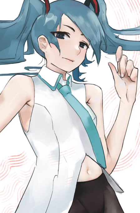 #miku100 Day 20 - I wanna improve my skin rendering and My poses#HatsuneMiku #Vocaloid #初音ミク 