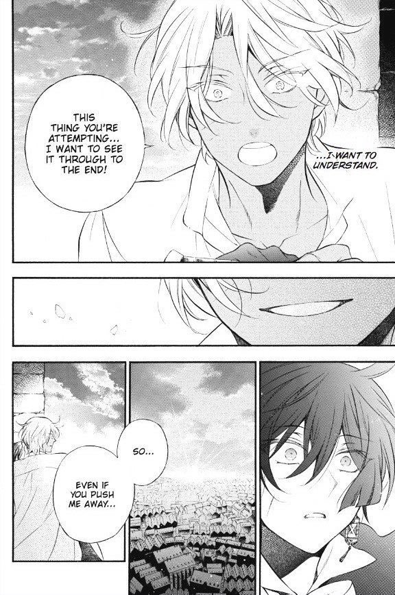 anyway in this scene, noรฉ mirrors vanitas' earlier words to vampires, telling vanitas he's sticking around and implying he'd "save vani without fail". but what does "saving" vanitas actuallly mean....