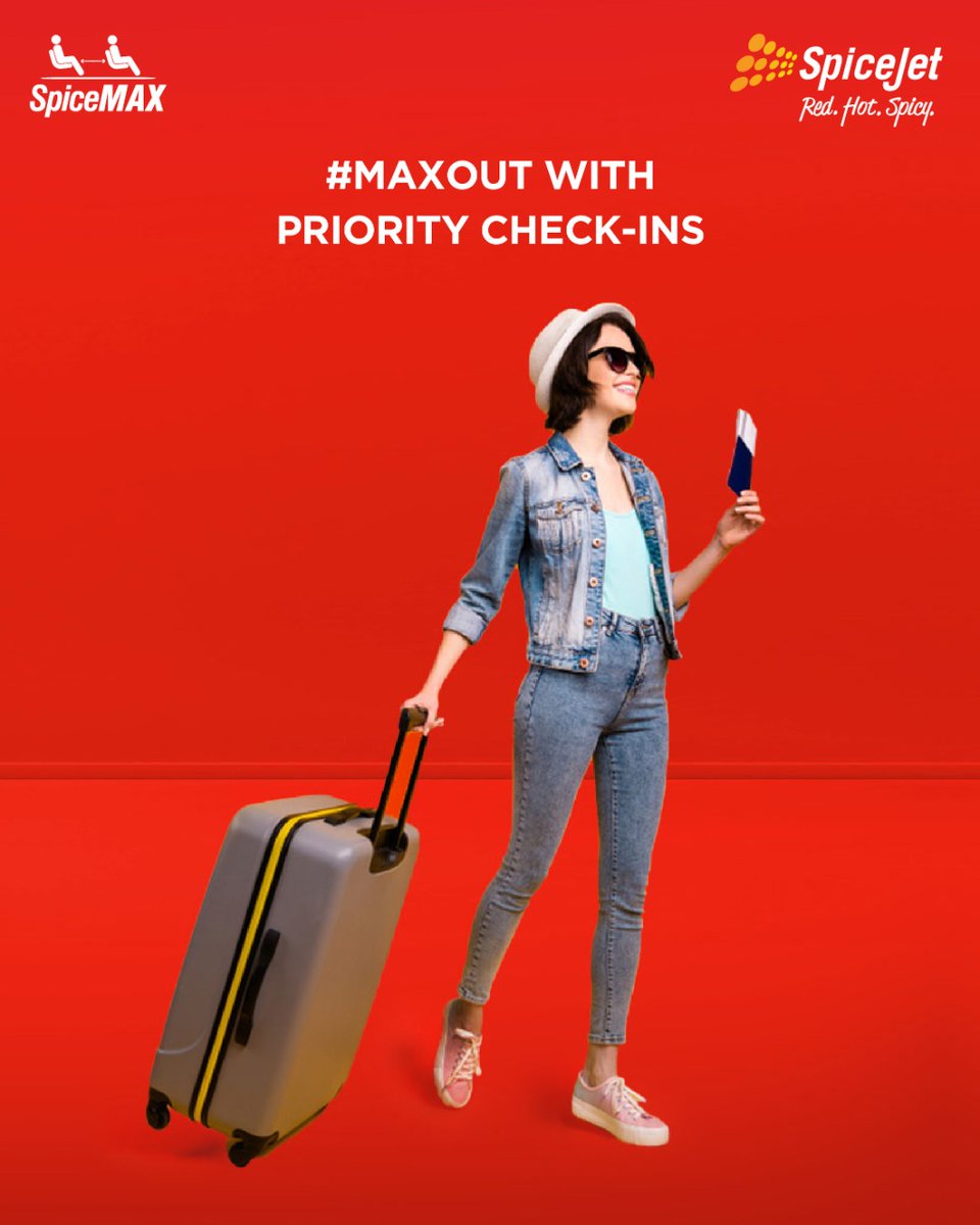 flyspicejet's tweet image. #SpiceMAX✈️