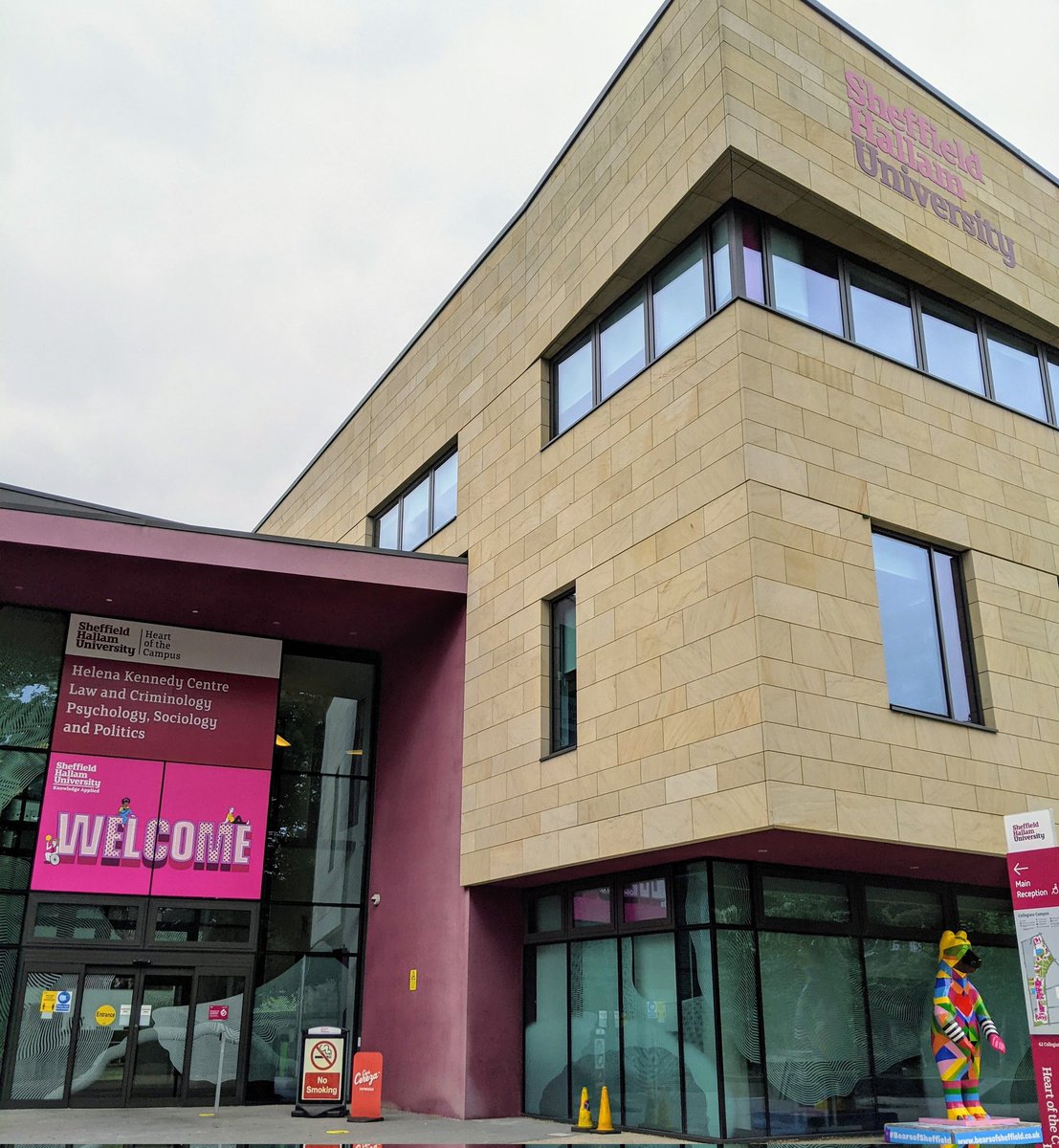 meghannmatthews's tweet photo. After starting my job as a Lecturer in Psychology at @sheffhallamuni online last month, it was great to get the opportunity to go to the campus and see the department today! https://t.co/rbfAxaQWUM