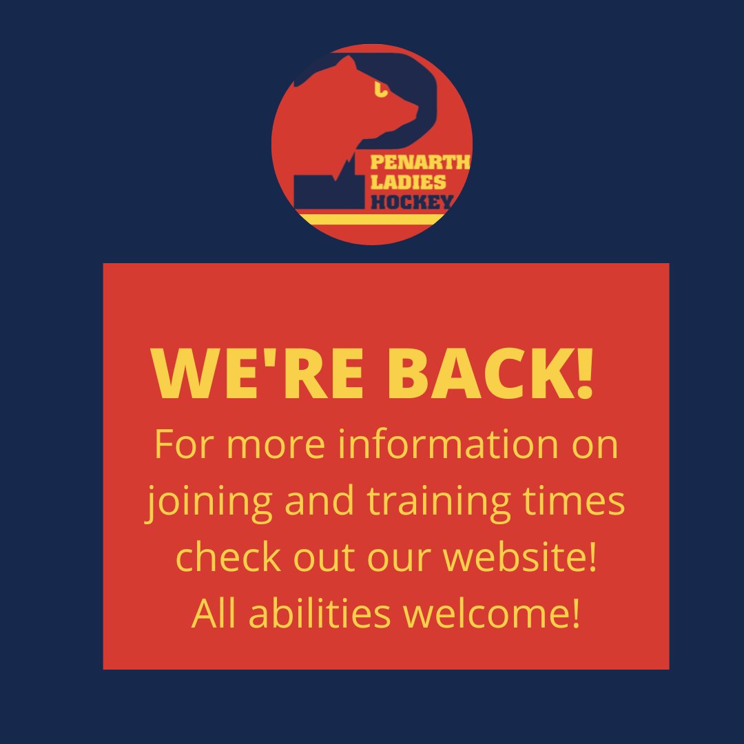 PenarthLadiesHC's tweet image. Exciting news!

Training is starting back aswell as our hockey leagues for all teams. If you are looking to join or return to us, check out our website for more info  pitchero.com/clubs/penarthl…