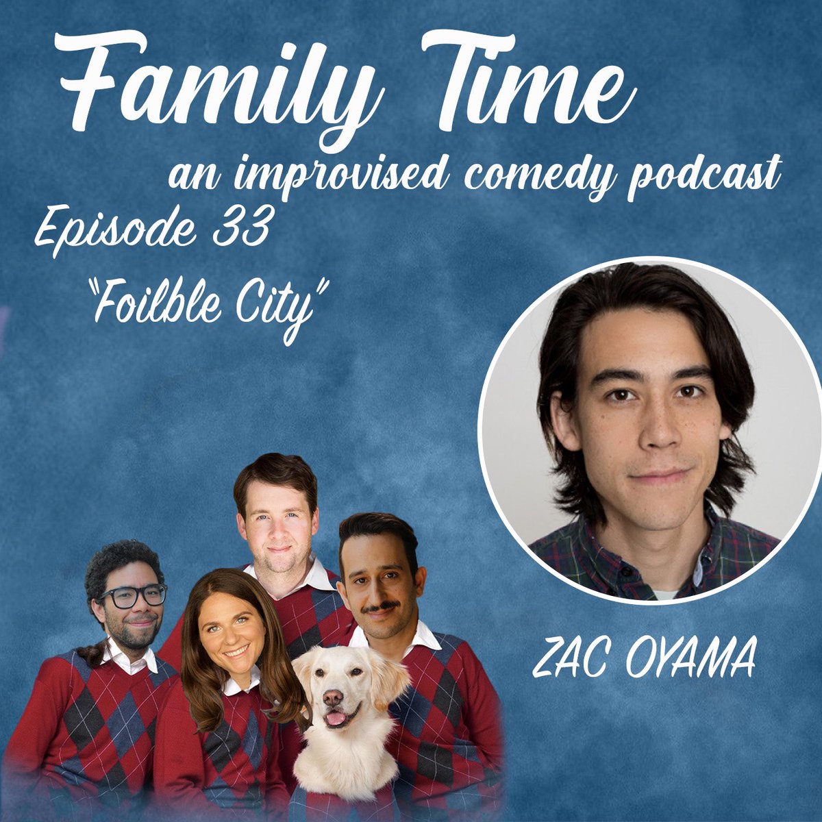 FamilyTimePod's tweet photo. Get ready Freddy! A new episode of Family Time drops tomorrow with special guest @ZacOyama https://t.co/3pTUkKNYhu