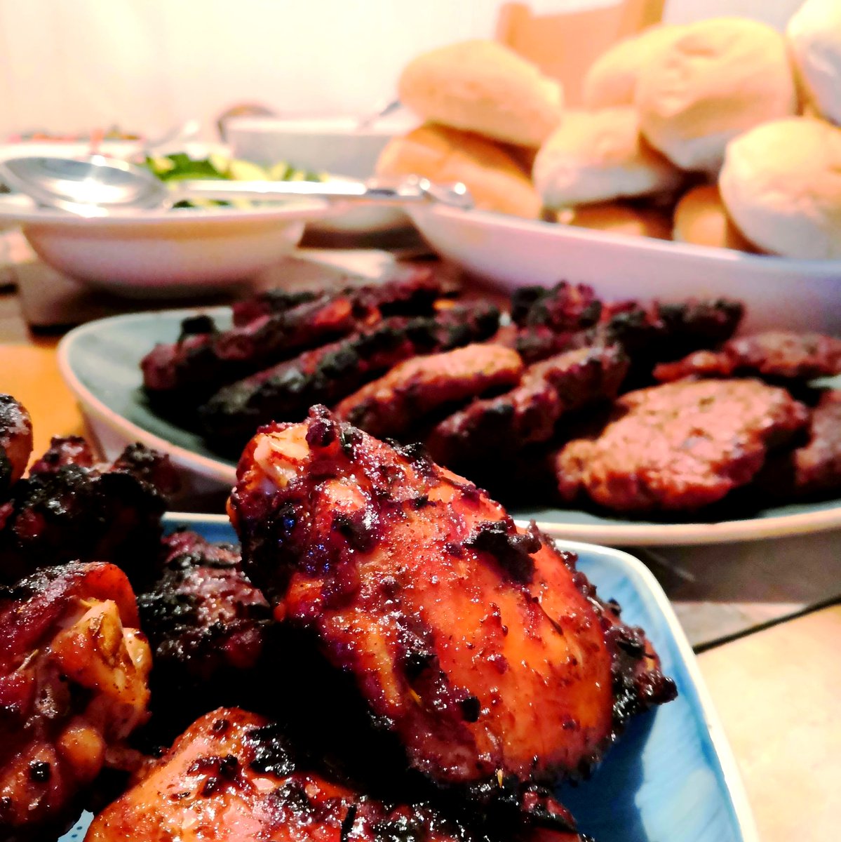 Winner Winner Chicken Dinner. As it's <a href="/UKBBQweek/">UKBBQweek</a> this week it would be rude not to have the Jerk Chicken Glaze. #glutenfree and every black tub comes with retail labels too #UKBBQweek