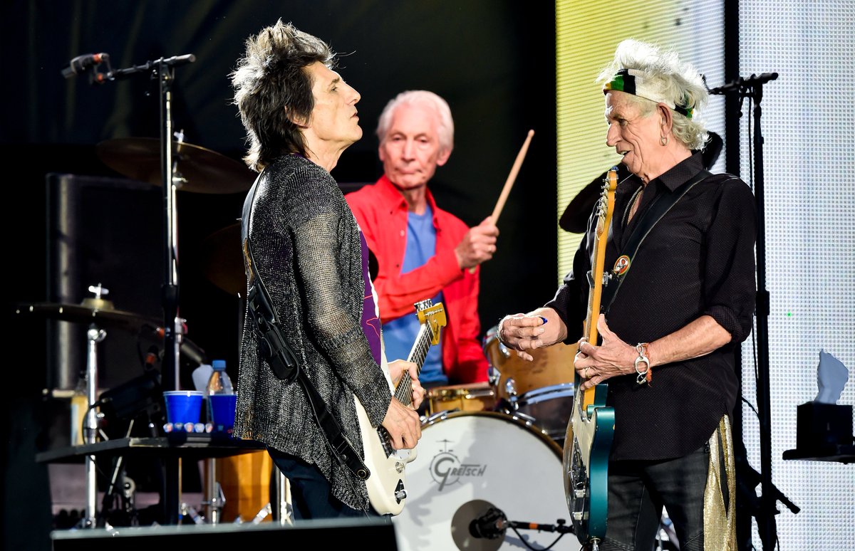 Variety's tweet image. Considered one of the greatest drummers of all time, Watts and guitarist Keith Richards have been the core of the Rolling Stones’ instrumental sound: Richards spends much of the group’s shows turned around, facing Watts, bobbing his head to the rhythm. bit.ly/3mBChbc