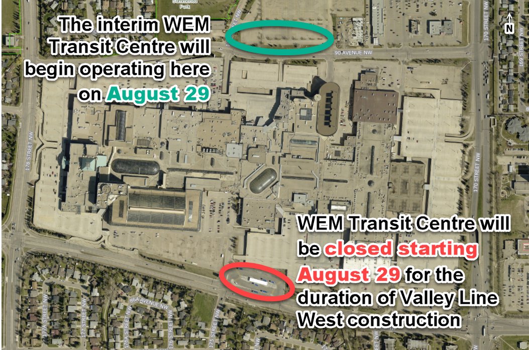 Edmonton Transit Service Ets Pa Twitter Reminder Starting Sunday West Edmonton Mall Transit Centre Will Be Temporarily Moving To 90 Avenue To Accommodate Valley Line West Construction If You Use The Transit Edmonton Transit Service Ets Pa Twitter Reminder Starting Sunday West Edmonton Mall Transit Centre Will Be Temporarily Moving To 90 Avenue To Accommodate Valley Line West Construction If You Use The Transit