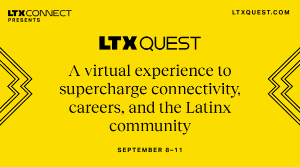 latinas_tech's tweet photo. Hola! See you at #LTXQuest, the largest gathering of Latinx professionals, Sept 8-11! I’m excited to connect with us and industry leaders across the country working in media, tech, philanthropy, and social impact. Tickets are free! Join us.https://t.co/PY8qWiT9Wl https://t.co/GkJVtLwr8h