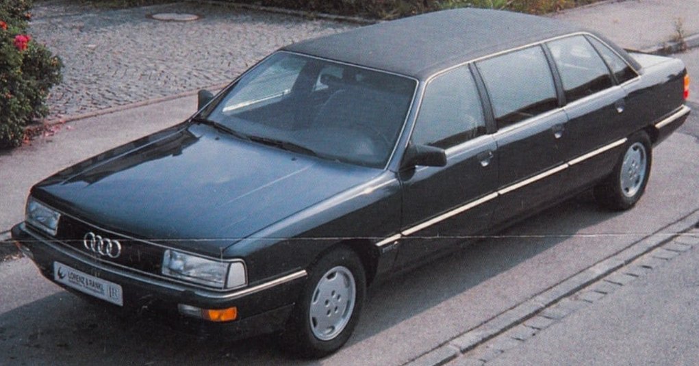UltimativCars's tweet photo. And the story continues: @Takozzyaki is n°200.

The #LorenzRankl #Pullmann (1988) was a unique limousine, based on the #Audi 200 [#Typ44/#Typ44Q] (1988-91), which got 2 additional doors to become a real 6-door-business class.

#Audi200 https://t.co/61I7bAickt
