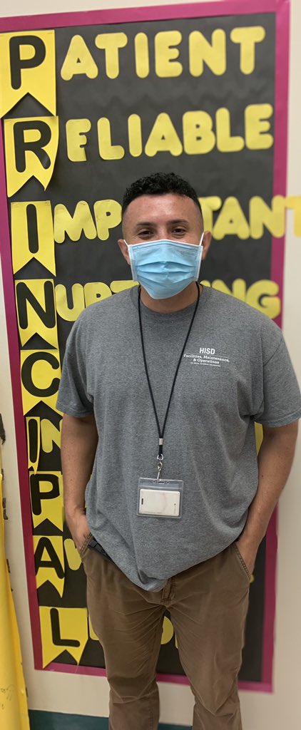 Acknowledging hard work and dedication is the Park Place way. Today <a href="/parkplacees/">ParkPlaceES</a> we would like to showcase our PO Mario Guevaraochoa. Today I want to celebrate him and his team for making Park Place literally shine <a href="/ESO3_HISD/">ESO3</a> <a href="/Erwin_Garcia_/">Erwin Garcia, Ed.D.</a> <a href="/HilarionMartin1/">Hilarion Martinez</a> <a href="/HISDSupe/">Mike Miles</a>