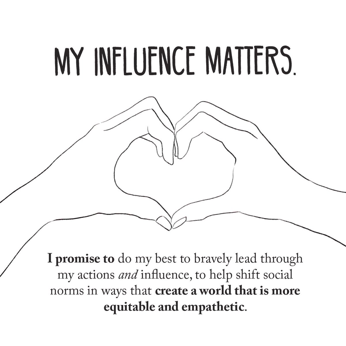 MakeGood2gether's tweet photo. My influence matters, and so does yours.
Let’s take radically accountability and help shift social norms in ways that make the world more equitable and empathetic.
#equity #empathy #makegoodtogether https://t.co/CmLIieDgSF