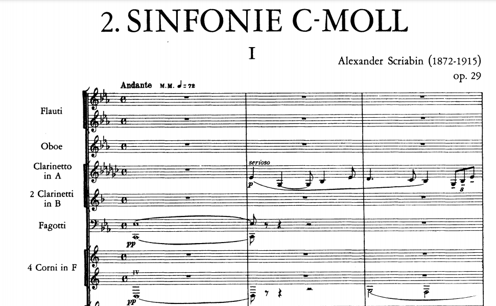 anovelsymphony's tweet photo. Symphony of the Week is back!

Scriabin was one of the more polarizing Russian composers. His Symphony no. 2 (1901) marked the end of his Romantic period and his turn toward representing the occult in music.

🎵 https://t.co/UTtqwUylp2

#musichistory #orchestra #composerlife https://t.co/6x8fbJwxQS