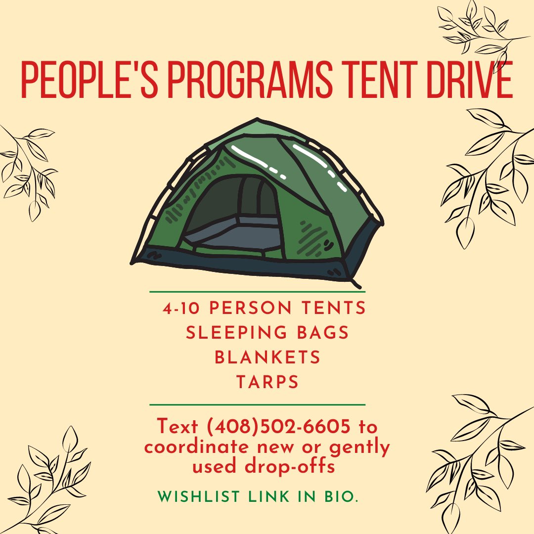We need tents! Click this link to donate.