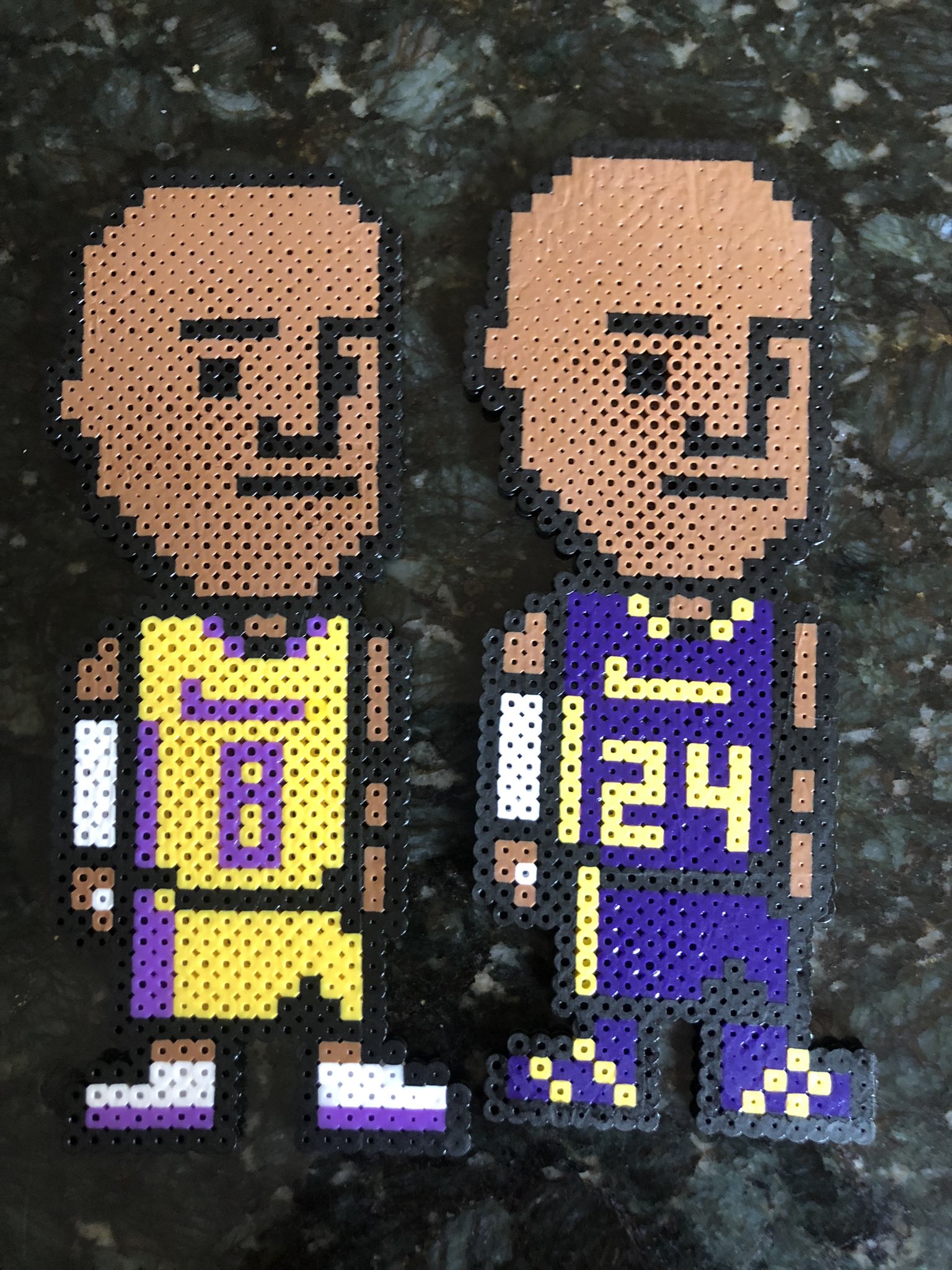 Happy birthday to the late great Kobe Bryant. (Artwork from my boys) 