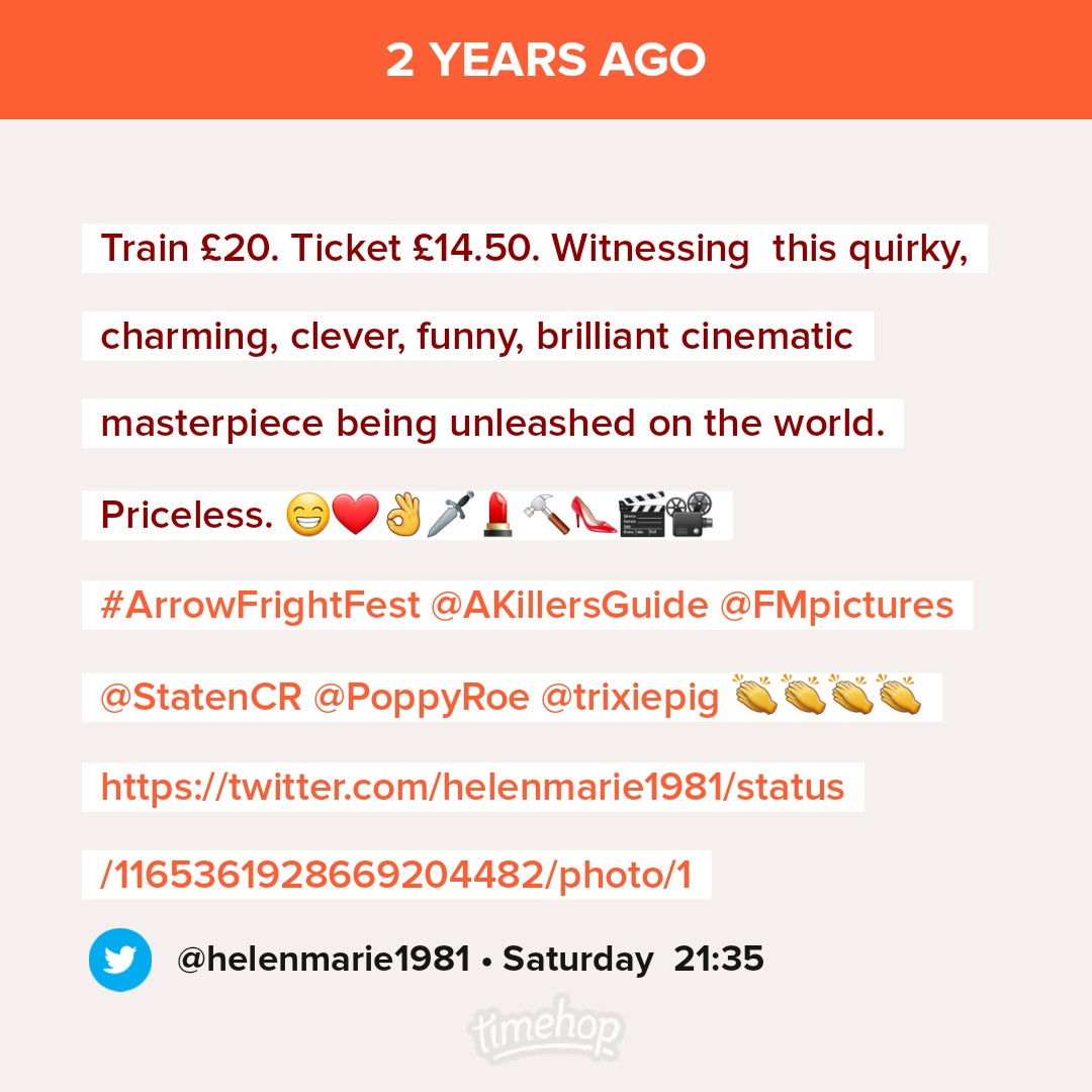 Aww throwback to the EPICNESS of the A Serial Killer's Guide To Life WORLD PREMIERE!!! 🤩🎬🎞📽🎟😁💄❤🙌 #TBT