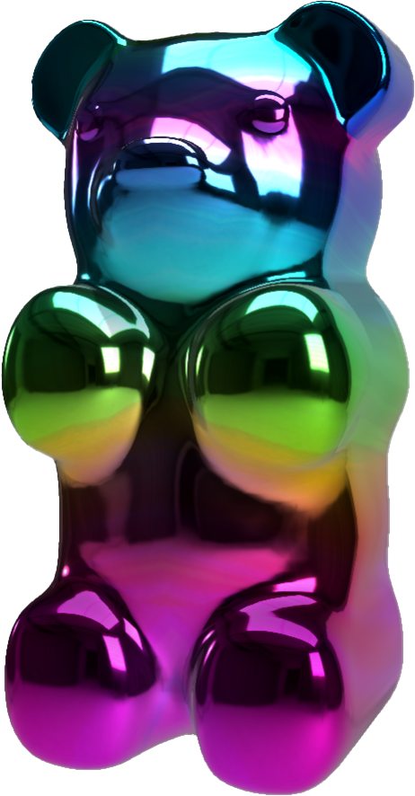 GummyLSD's tweet photo. Blended Trip Gummy Bear #033 was made by 
@SearcherSunset by blending Rorschach Trip Gummy Bear #021 and Rainbow Trip Gummy Bear #021

For more blended bear info, check my pinned tweet or https://t.co/IEsVhzSjaJ

#opensea #lsdgummybears #rainbow #rorschach #blendable #nft #nftart https://t.co/cMZ22mck6k