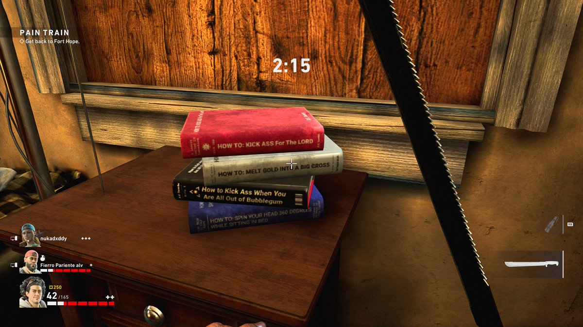 Treacherous_God's tweet photo. These books I came across in the #back4bloodbeta 🤣🤣🤣 https://t.co/7q3w8hqqDm