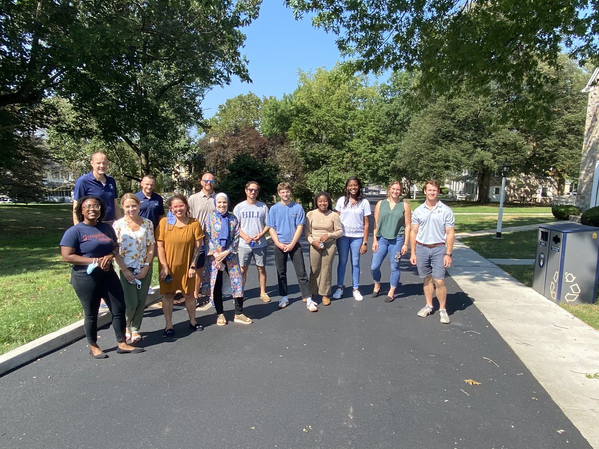 Our new faculty and interns touring campus with Jay Spencer.   <a href="/TheHillSchool/">The Hill School</a>