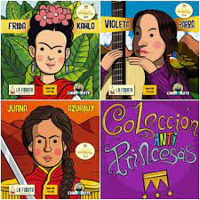 mavillarreal85's tweet photo. No puedo no mencionar también la "Colección Antiprincesas" de @ChirimboteEd y el lindo trabajo de de @tsunki_escandon y @Kthe_Barros "100 mujeres de nuestra historia-Ecuador". https://t.co/iLuUSWqEIe