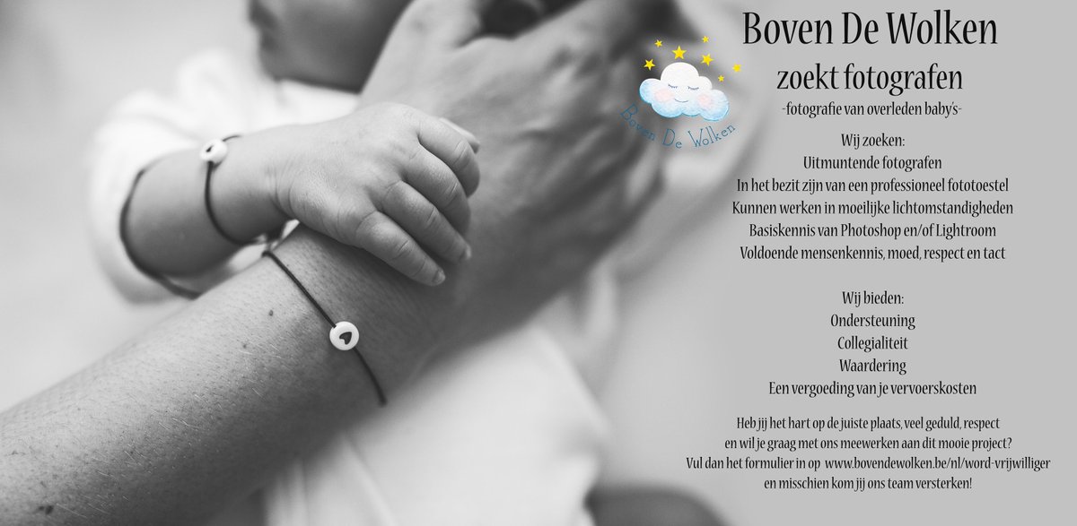 Welke fotograaf wil ons superteam versterken? We werken met een systeem van minstens 3 stage-momenten (na toelating) waarbij je zelf mee volgt met één van onze Boven de Wolken fotografen die jullie met plezier onder hun vleugels nemen.

 bovendewolken.be/nl/word-vrijwi…